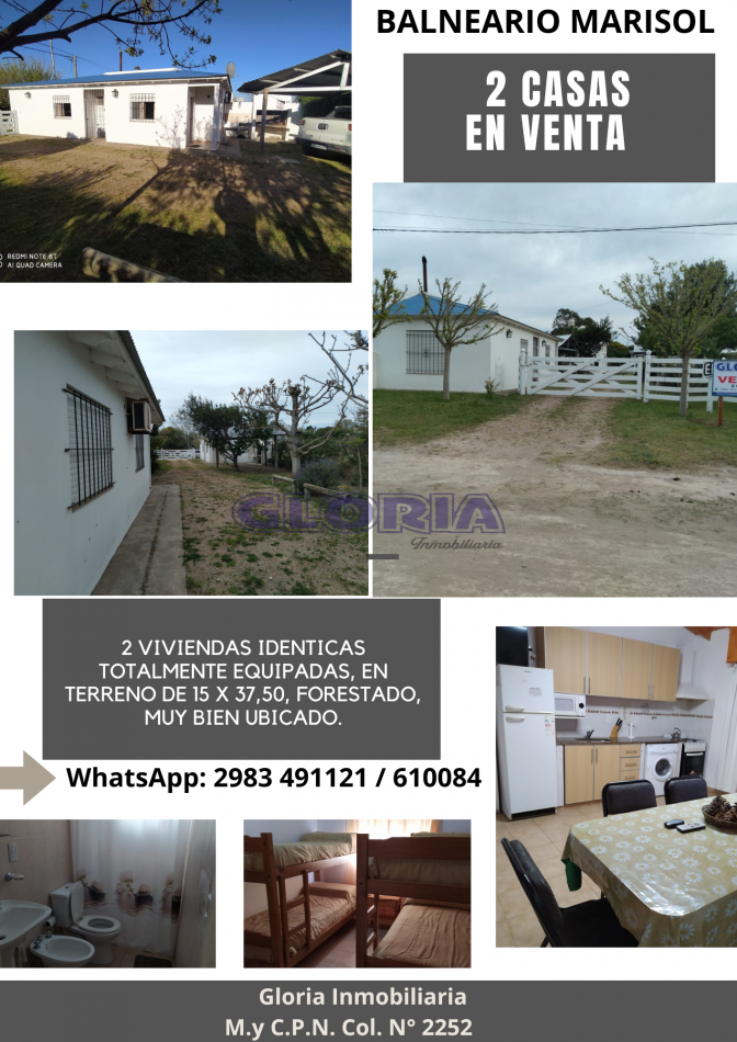 VENTA: Doble oportunidad! Dos casas listas para habitar en un solo lote